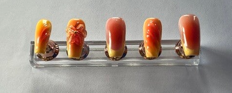 couleurs été et motifs relief