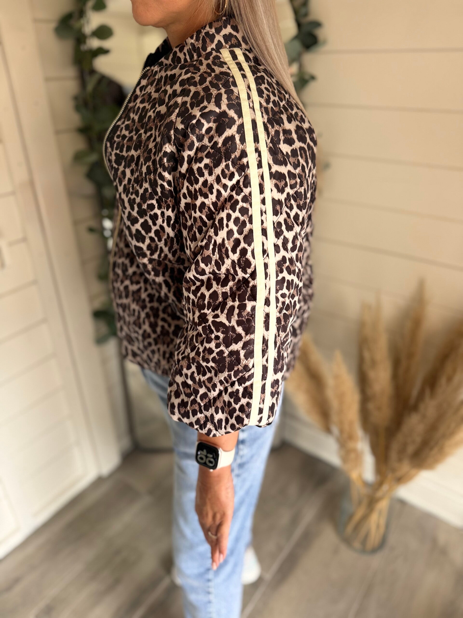 Lola Leopard Bomber