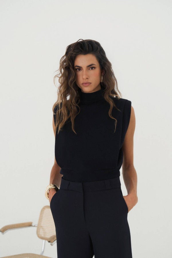 Mila Choker Knit – Black