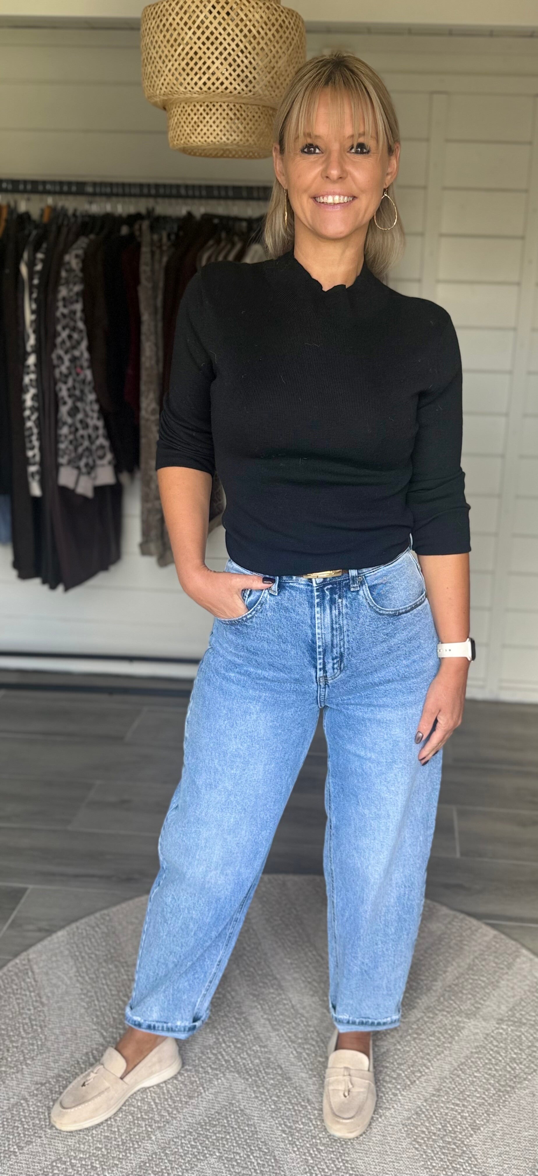 Nina Essential Top – Black