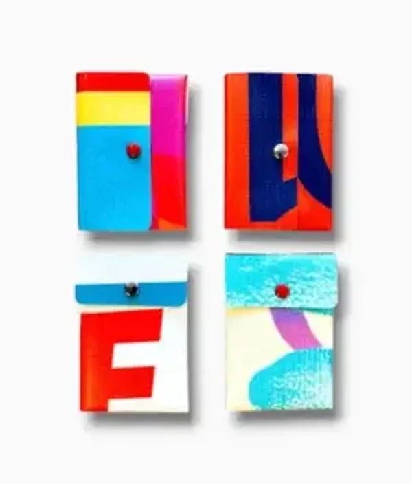 Porte-cartes "recto-verso"