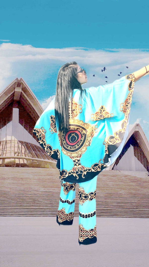 ENSEMBLE TUNIQUE LAY SAPHIR BLEU