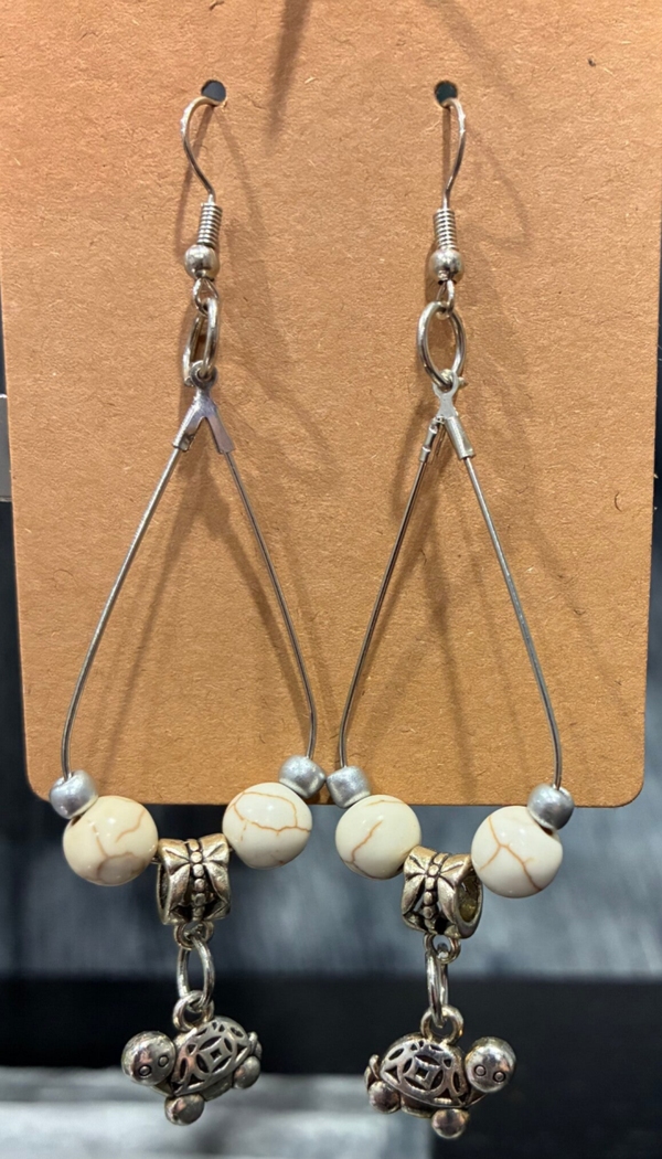 Turtle earrings