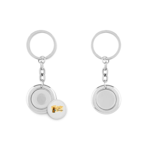 Porte-clés avec jeton aimanté