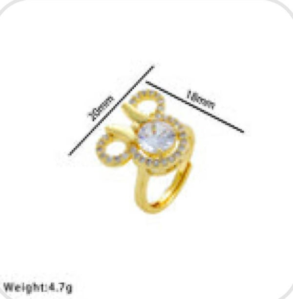 Bague mimi blanche
