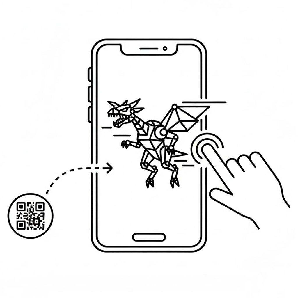 Expérience de réalité augmentée 3D réalisée par R.A.tick