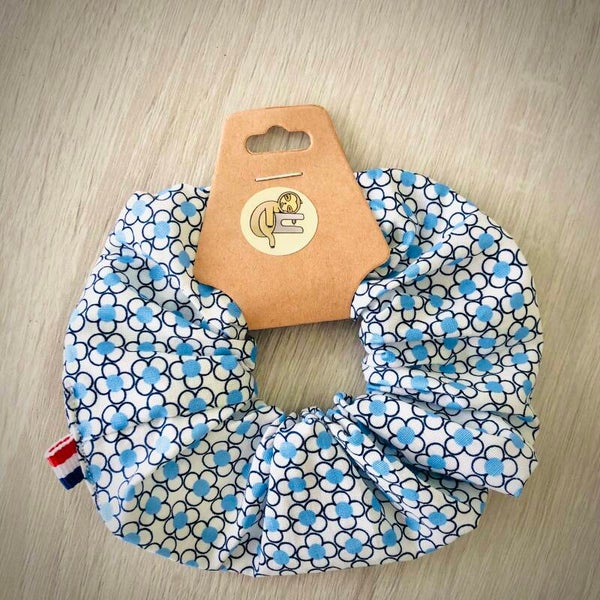 Chouchou Fleurs Bleues