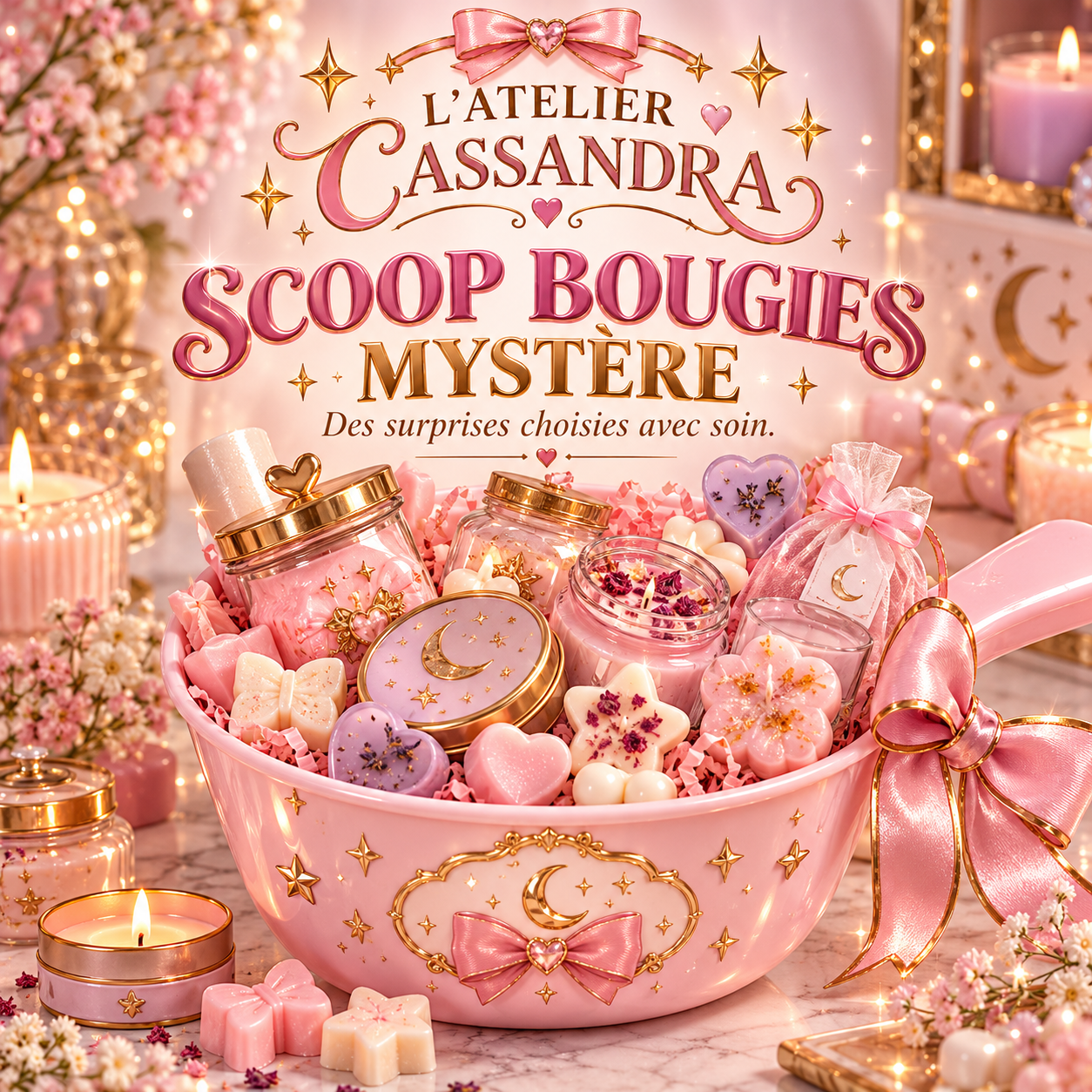 🎀 SCOOP BOUGIES MYSTÈRE — L’ATELIER CASSANDRA 🎀