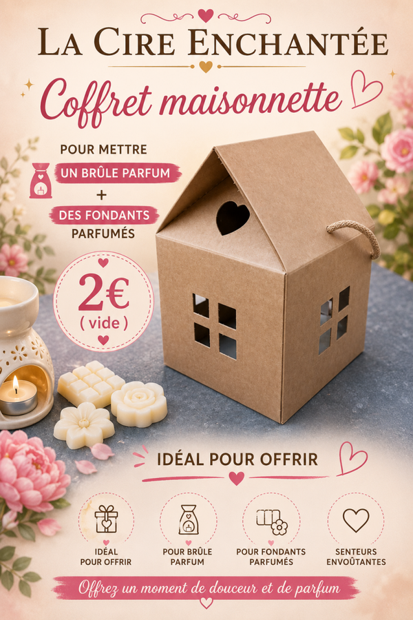Coffret vide brûle parfum + fondants