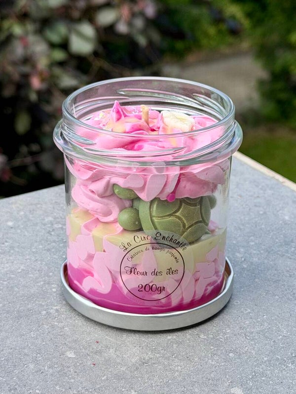 Bougie gourmande 200gr fleur des îles