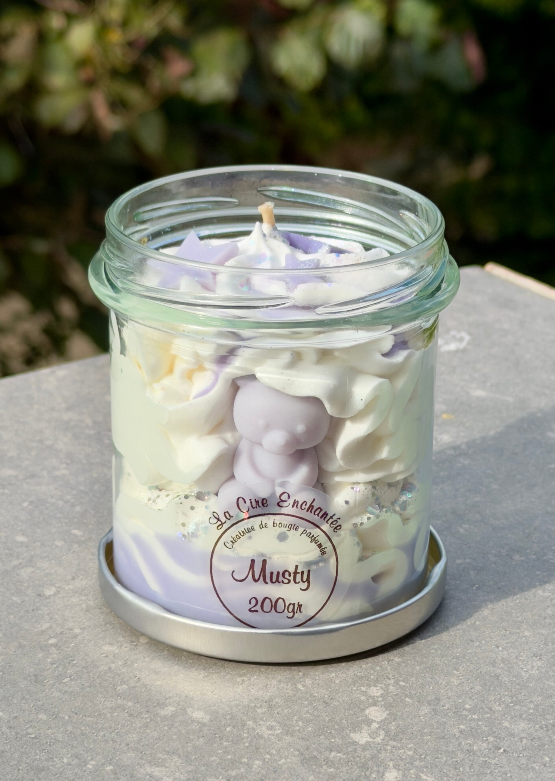 Bougie gourmande 200gr Musty