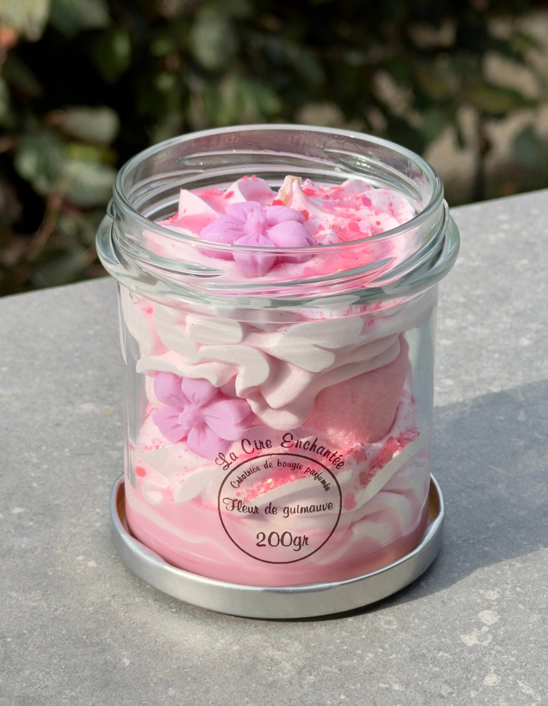 Bougie gourmande 200gr fleur de guimauve