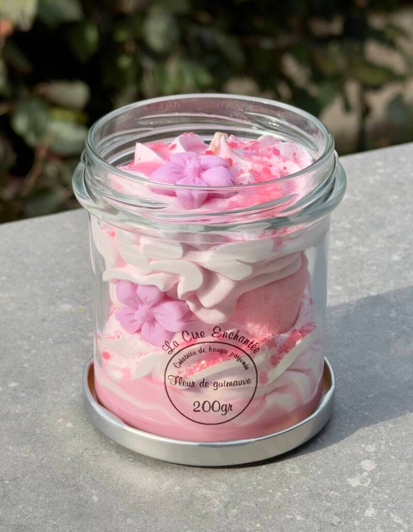 Bougie gourmande 200gr fleur de guimauve