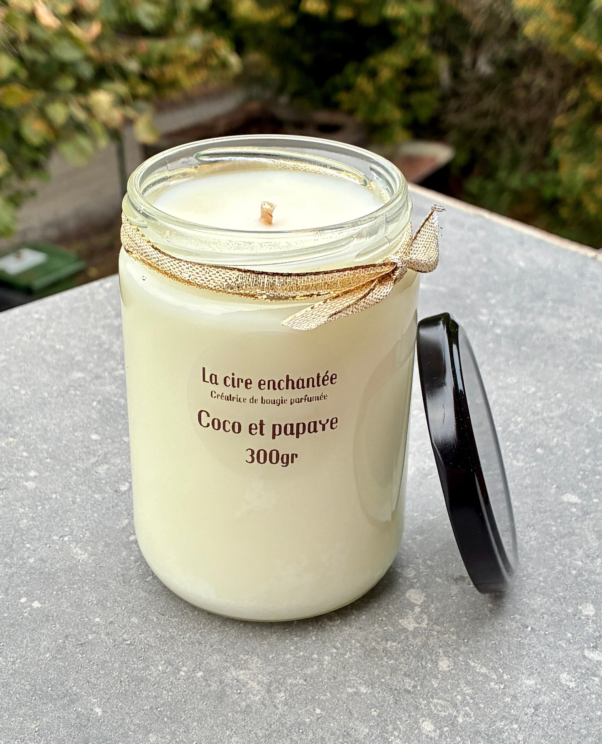 Bougie 300gr coco papaye