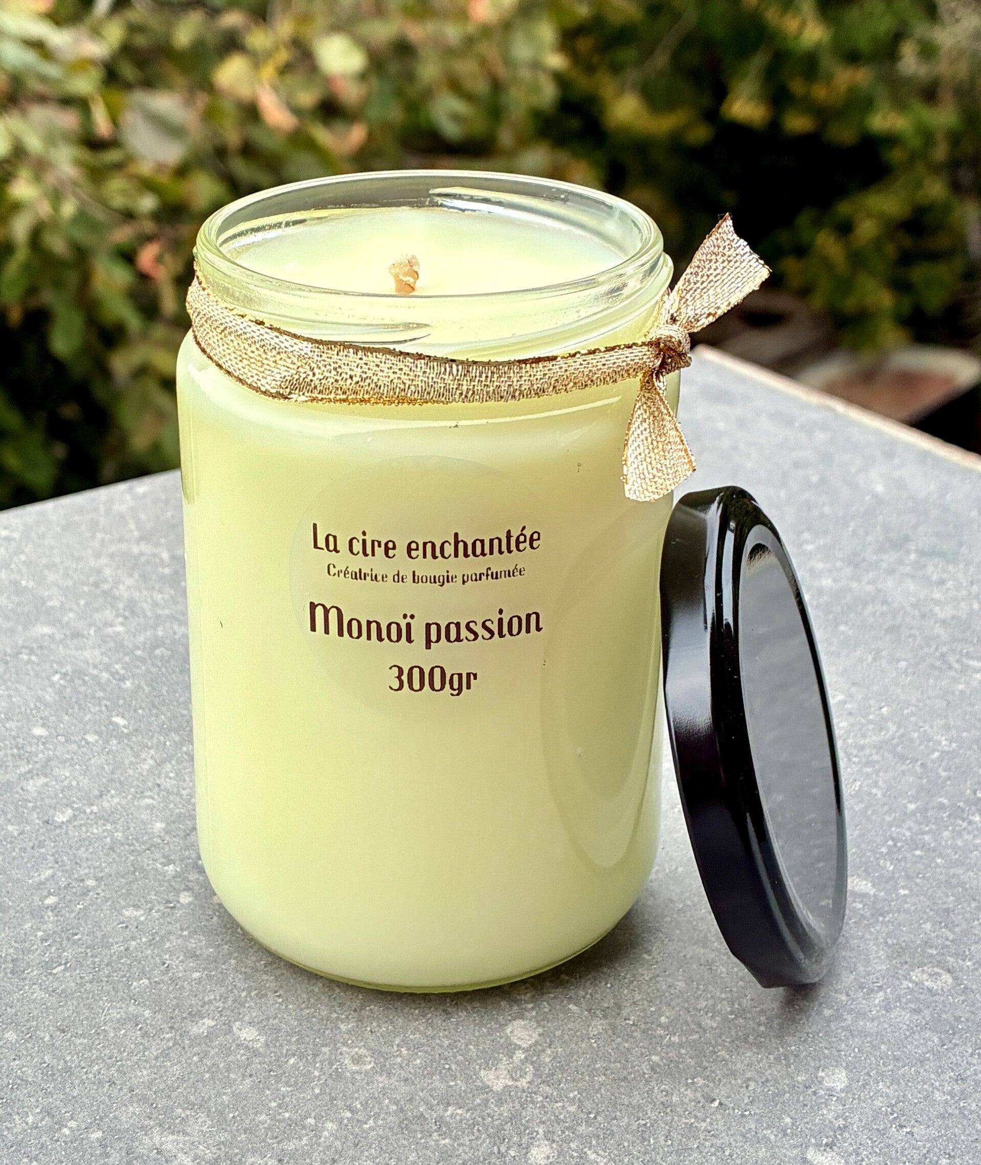 Bougie 300gr Monoï passion