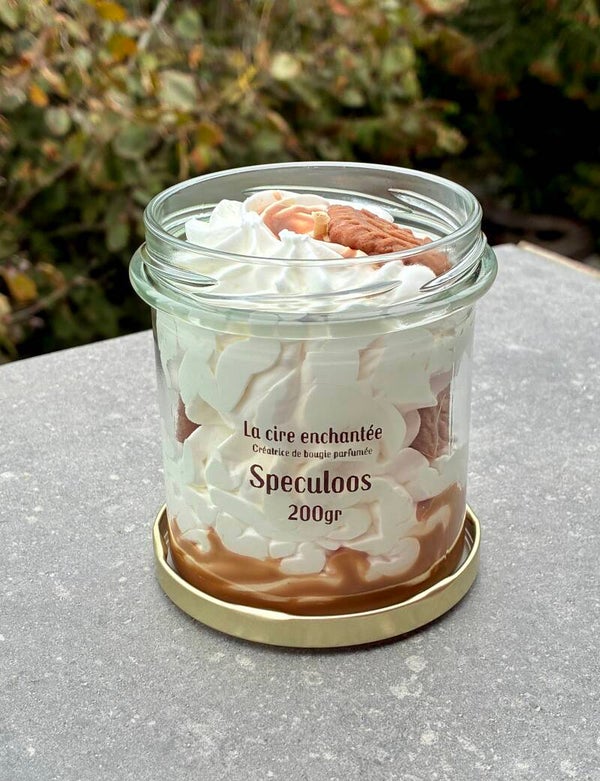 Bougie gourmande 200gr Spéculoos