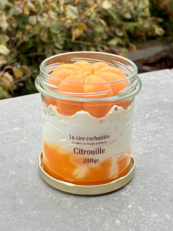 Bougie gourmande 200gr citrouille