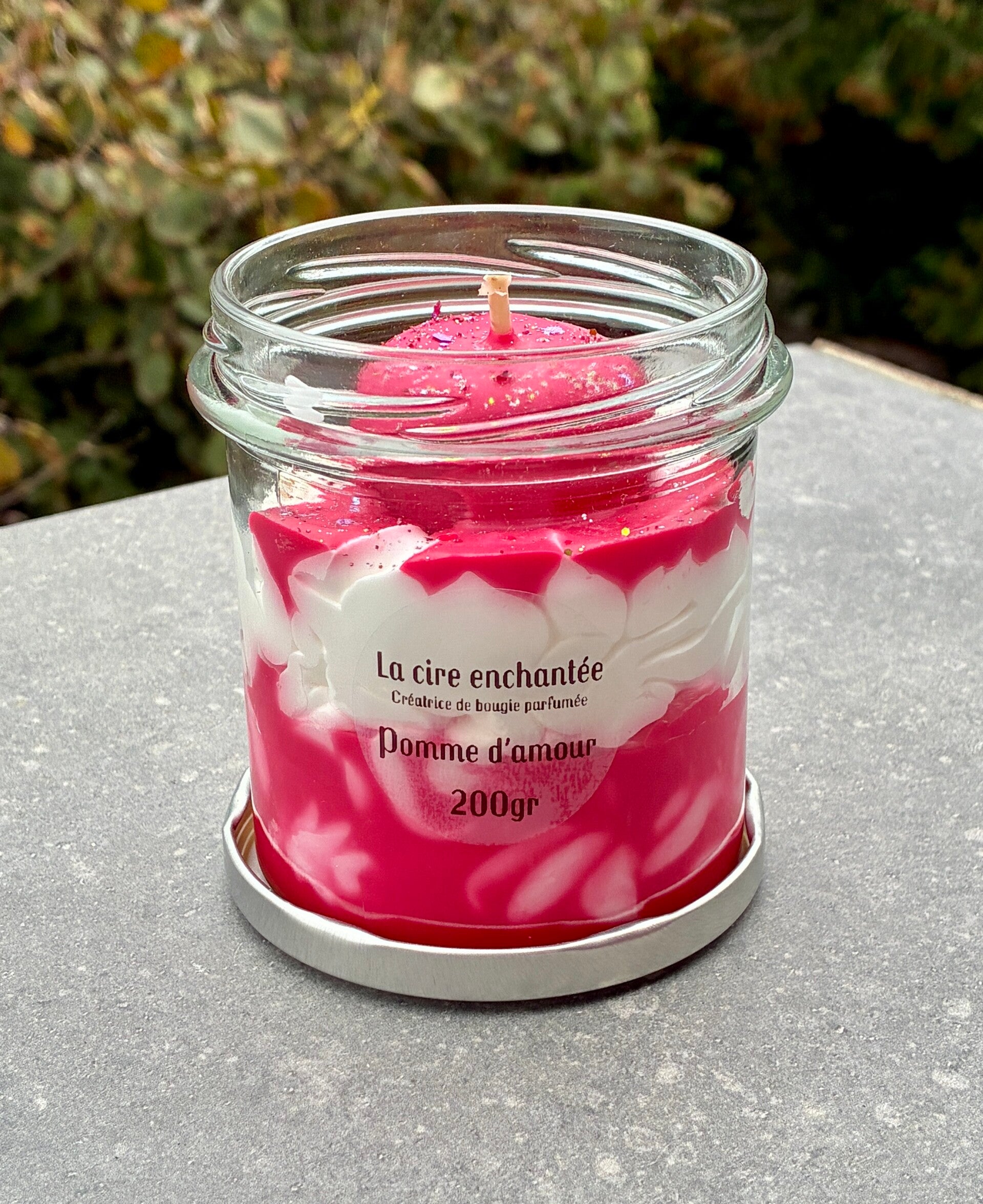 Bougie gourmande 200gr pomme d’amour
