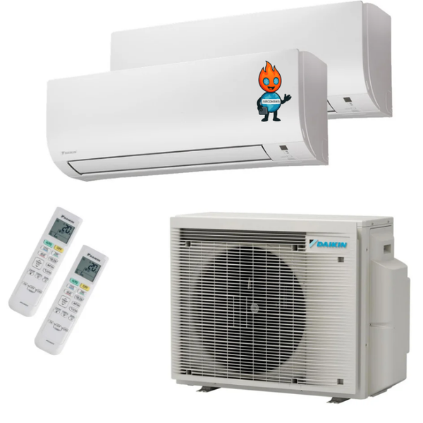 Daikin comfora multisplit geschikt voor twee slaapkamers tot 20m²