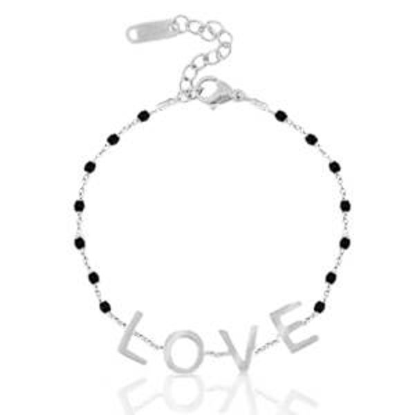 Armbanden  Love roestvrij staal