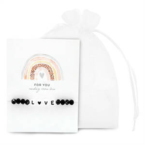 Kralen armbandje love  (set)