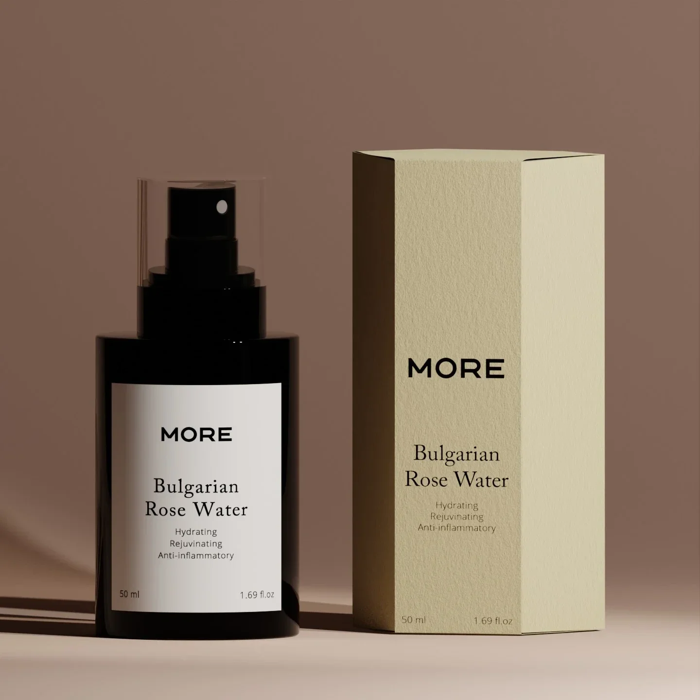 More Natural - Biologische Bulgaarse Rozen Water - 50ml