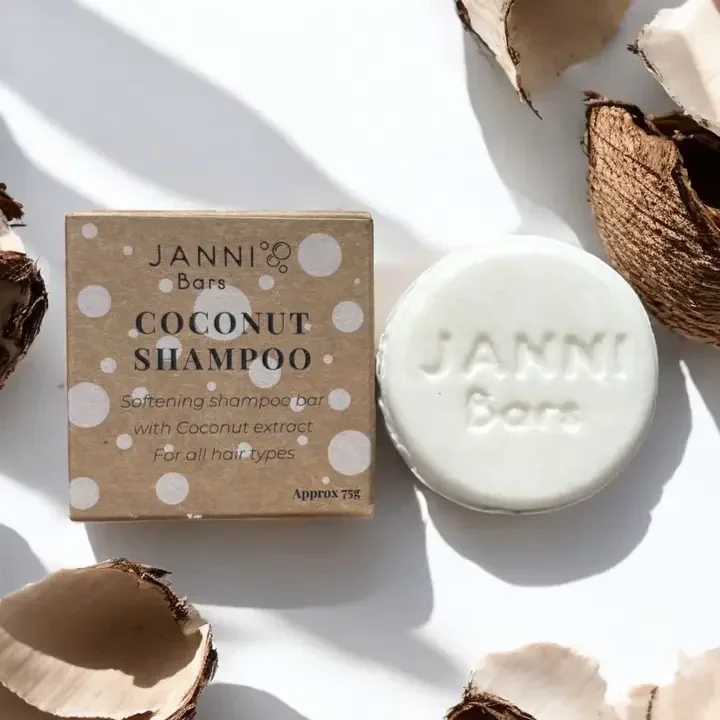 Janni Bars - Natuurlijke Verfrissende Kokosnoot Shampoo