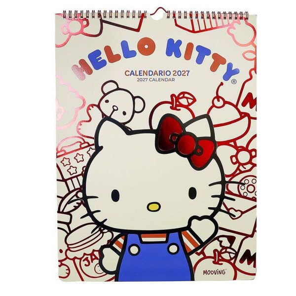 CALENDARIO PARED MOOVING ESPIRAL HELLO KITTY 40X30CM MES VISTA