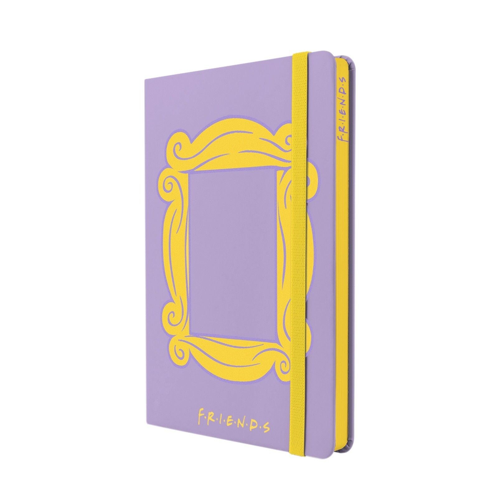 CUADERNO MOOVING TAPA DURA FRIENDS CON GOMA A5 90G 96H HORIZONTAL