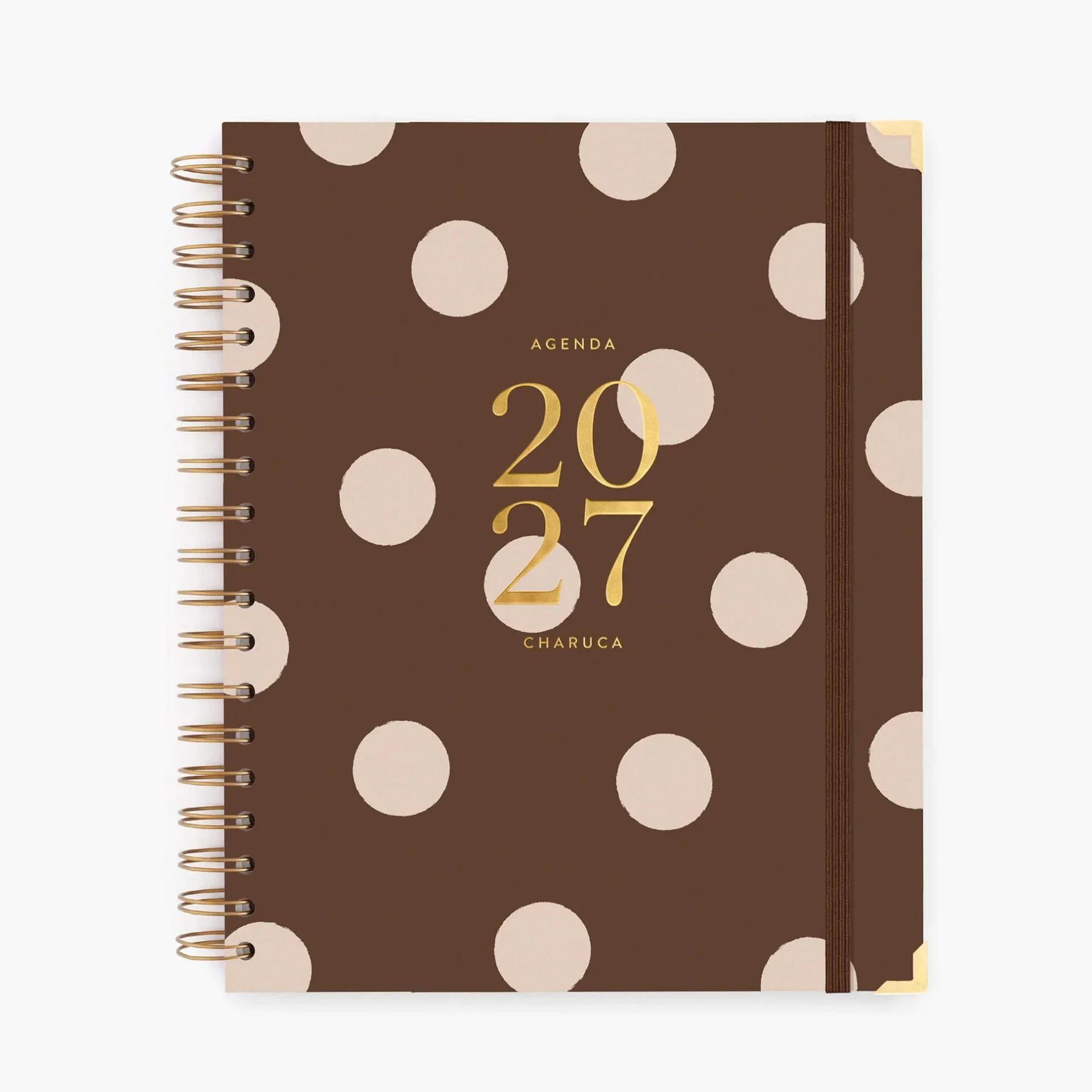 Agenda semanal 2027. Chocolate love. Grande