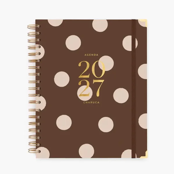 Agenda semanal 2027. Chocolate love. Grande