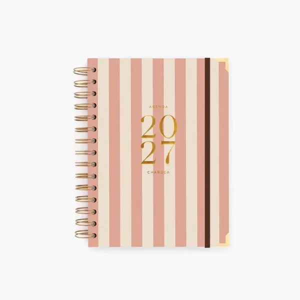 Agenda semanal 2027. Panamera Pink. Mediana