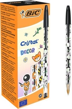 BIC CRISTAL KAWAII TINTA NEGRA