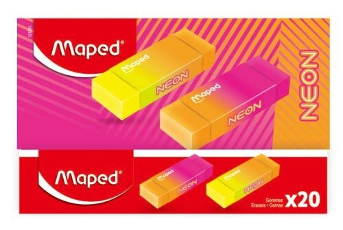 GOMA DE BORRAR NEON MAPED