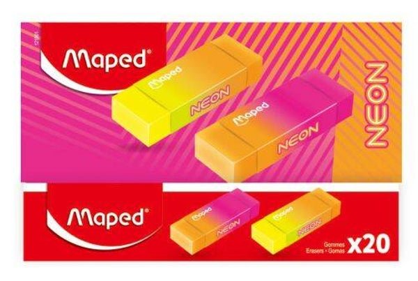 GOMA DE BORRAR NEON MAPED