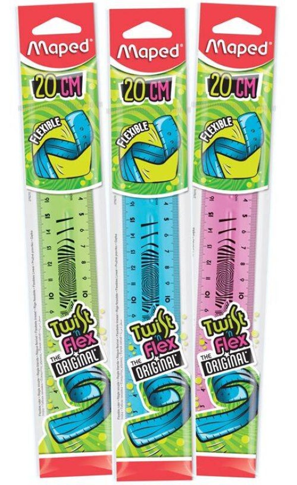 REGLA TWIST FLEX MAPED 20 CM MAPED