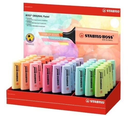 MARCADOR FLUORESCENTE STABILO BOSS ORIGINAL PASTEL