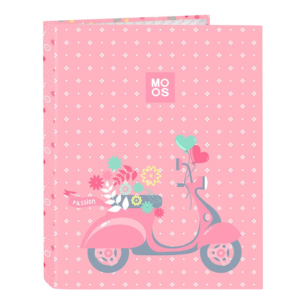 CARPETA FOLIO 4 ANI.MIXTAS MOOS "PASSION"