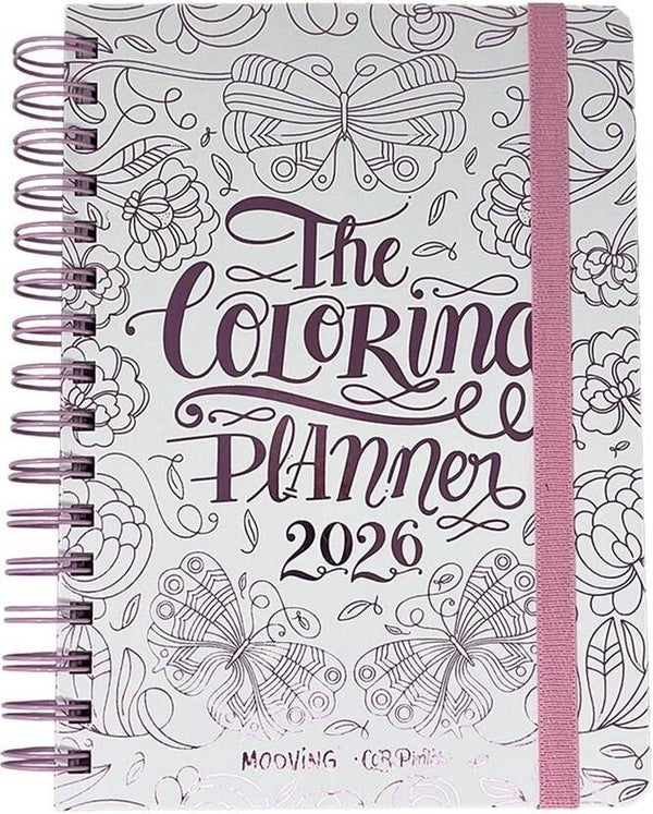 AGENDA ANUAL 2026 15X21 SV COLORING THERAPY DE MOOVING