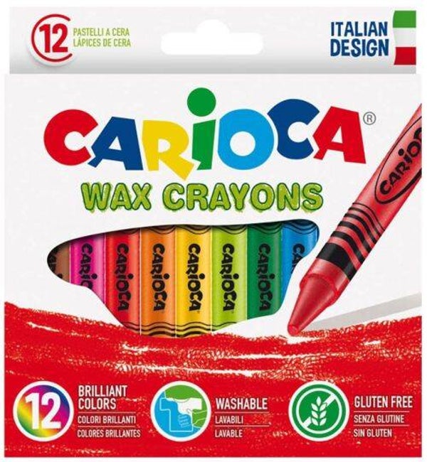 CERA CARIOCA CRAYONS 12 COLORES