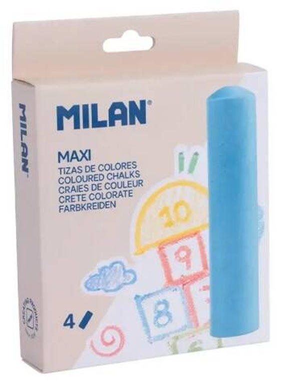 CAIJA DE 4 TIZAS DE CORES MAXI