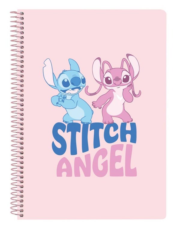 LIBRETA A5 80 H. TAPAS DURAS STITCH OHANA