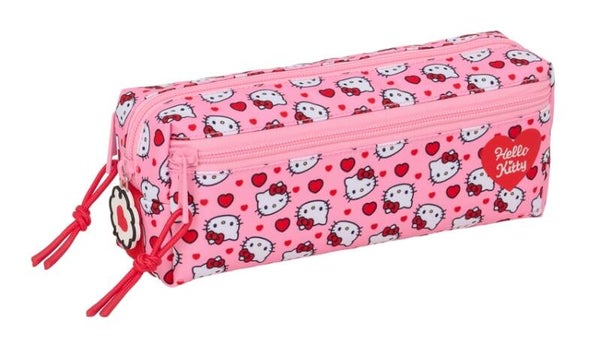 PORTATODO TRIPLE C/GOMA 22CM HELLO KITTY