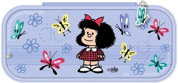 ESTUCHE RIGIDO MAFALDA MARIPOSAS GRAFOPLAS DISEÑO