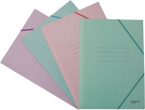 CARPETA CARTON Fº GOMAS E SOLAPAS PASTEL