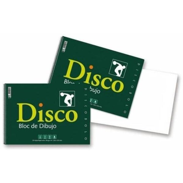BLOC DEBUXO DISCO ESPIRAL 130G 230X330MM 20H LISO
