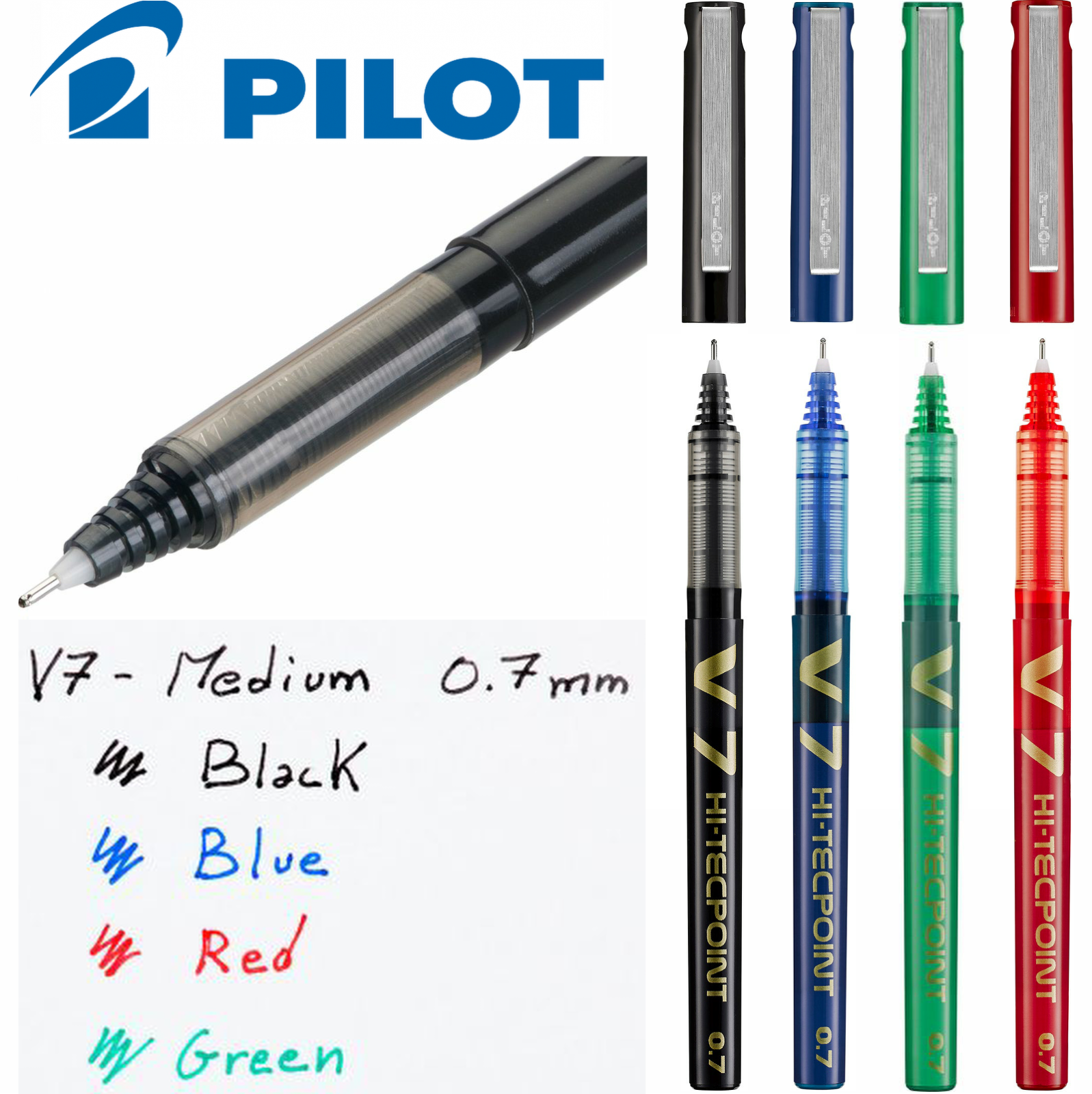 BOLIGRAFO PILOT V7  PUNTA 0,7MM