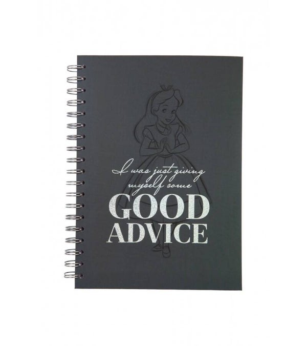 CUADERNO ESPIRAL B5 CUADRÍCULA OPAL COLLECTION ALICE