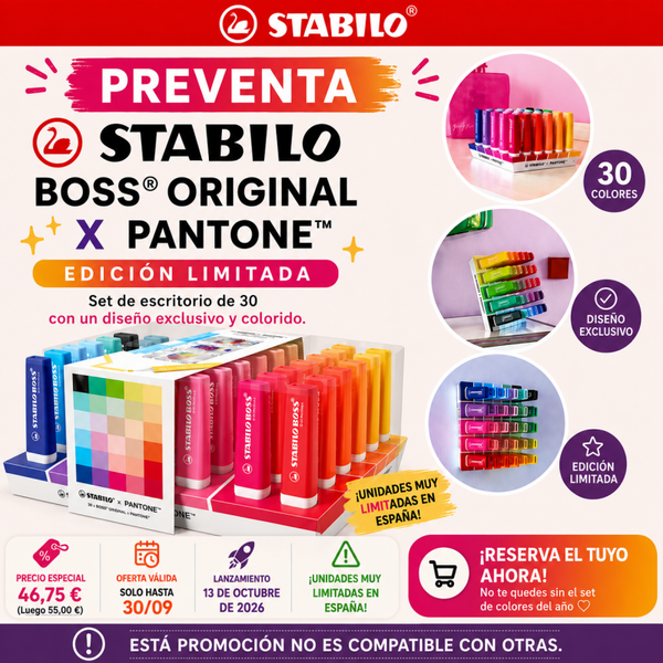 STABILO BOSS ORIGINAL x PANTONE (EDICIÓN LIMITADA)