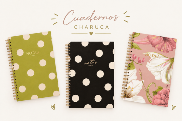 Cuadernos grande Charuca.(3 modelos)